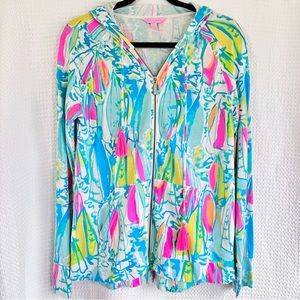 Lilly Pulitzer Hooded Full-zip, size small, multicolor